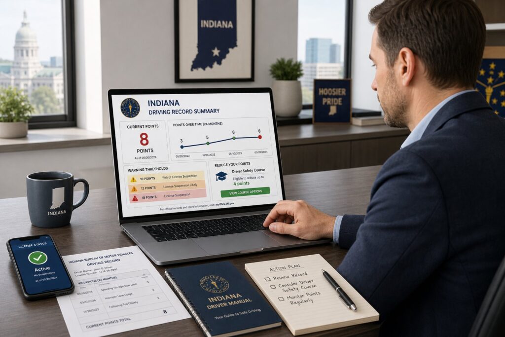 Blog Articles 6 8 Points on Your Indiana License: What It Means and What to Do